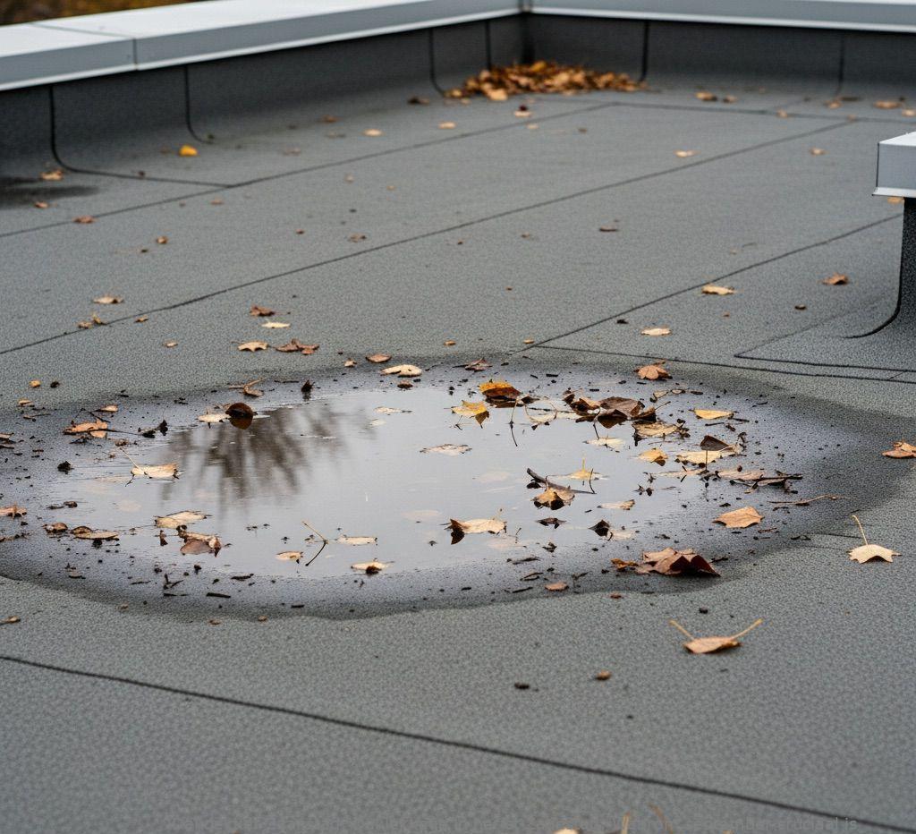 Daklekkage In Herfst Zaanstad